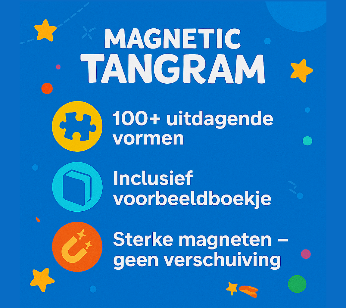 Tangram Magnetisch Boek (+3)