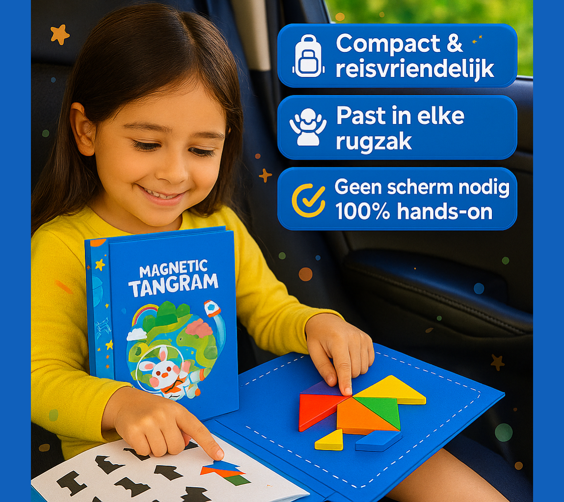 Tangram Magnetisch Boek (+3)